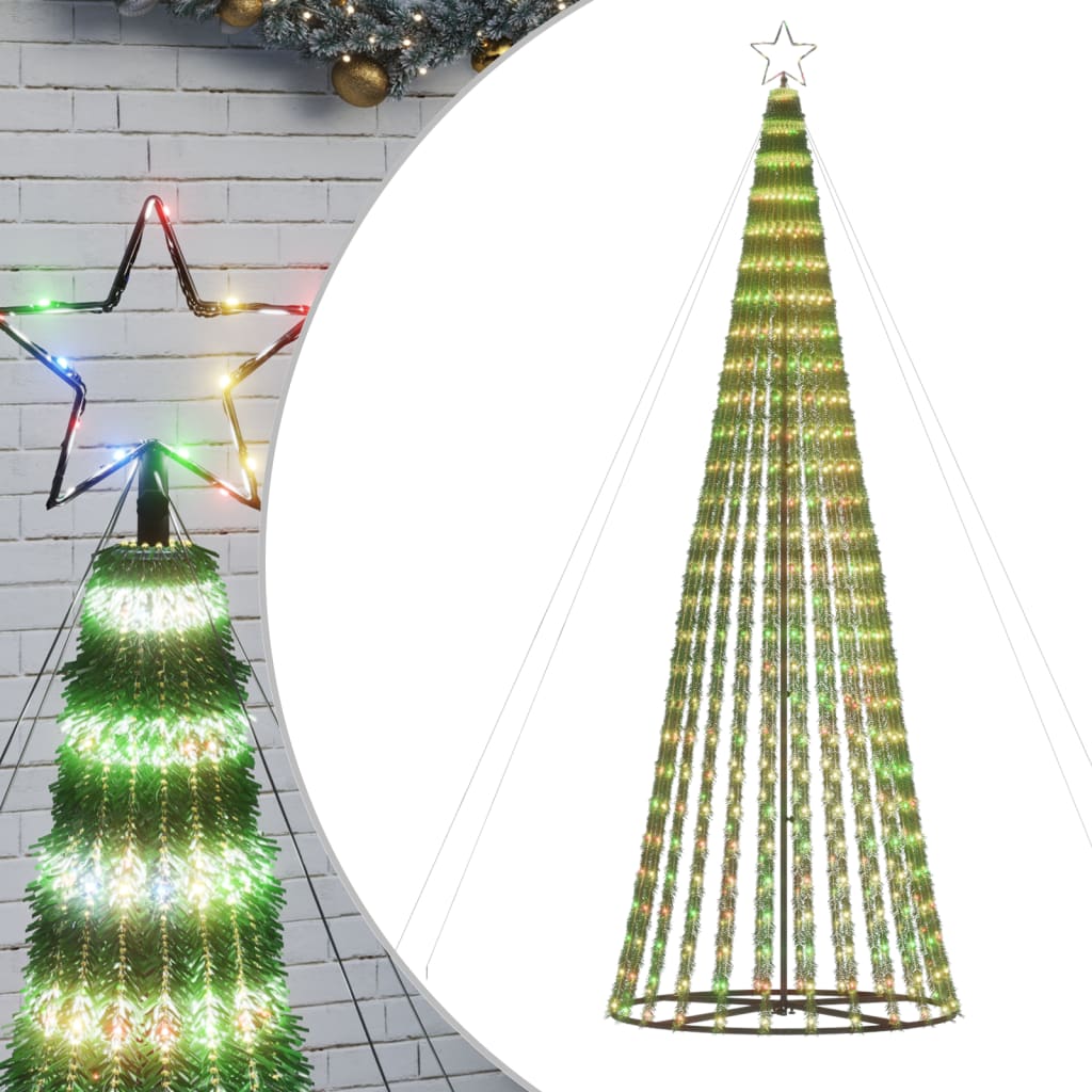 Albero di Natale a LED 688 LED Colorato 300 cm
