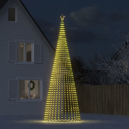 Albero di Natale a LED 1544 LED Bianco Caldo 500 cm - homemem39