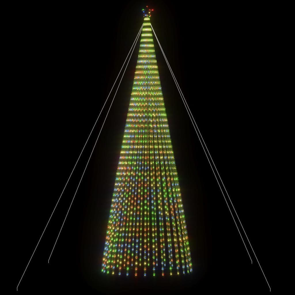 Albero di Natale a LED 1544 LED Colorato 500 cm