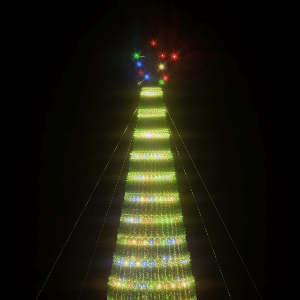 Albero di Natale a LED 1544 LED Colorato 500 cm