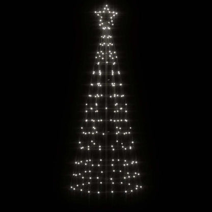 Albero di Natale a LED con Punte 220 LED Bianco Freddo 180 cm