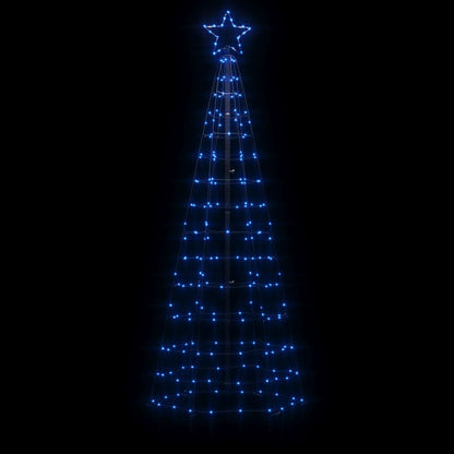 Albero di Natale a LED con Punte 220 LED Blu 180 cm