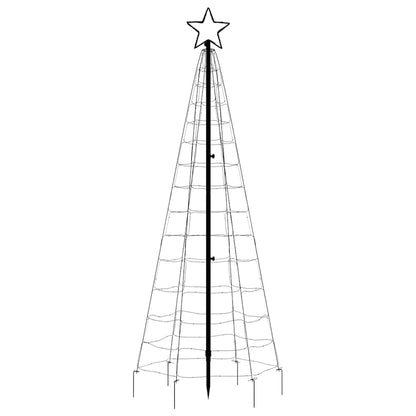 Albero di Natale a LED con Punte 220 LED Blu 180 cm
