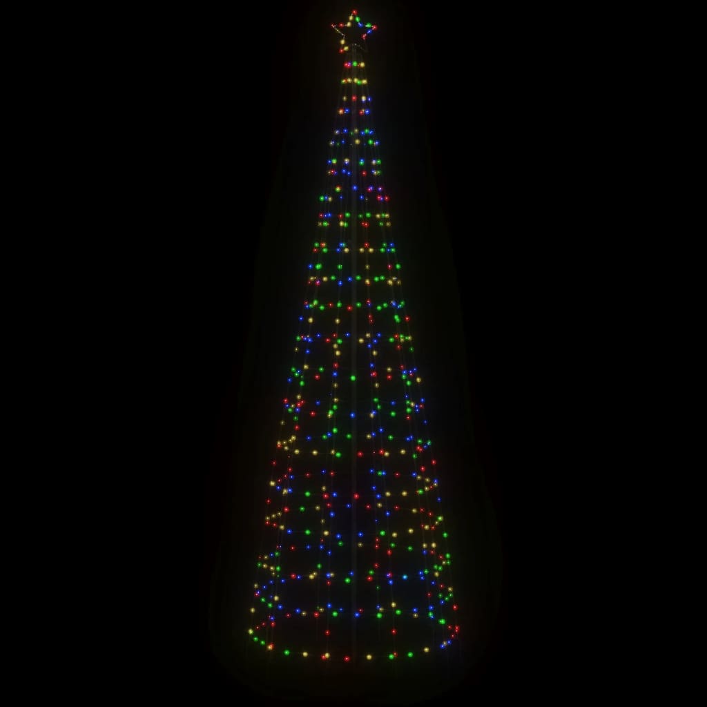 Albero di Natale a LED con Punte 570 LED Colorato 300 cm