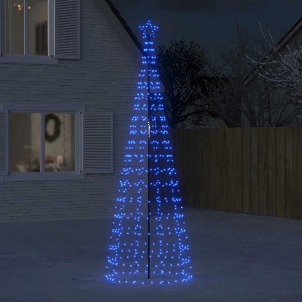 Albero di Natale a LED con Punte 570 LED Blu 300 cm - homemem39