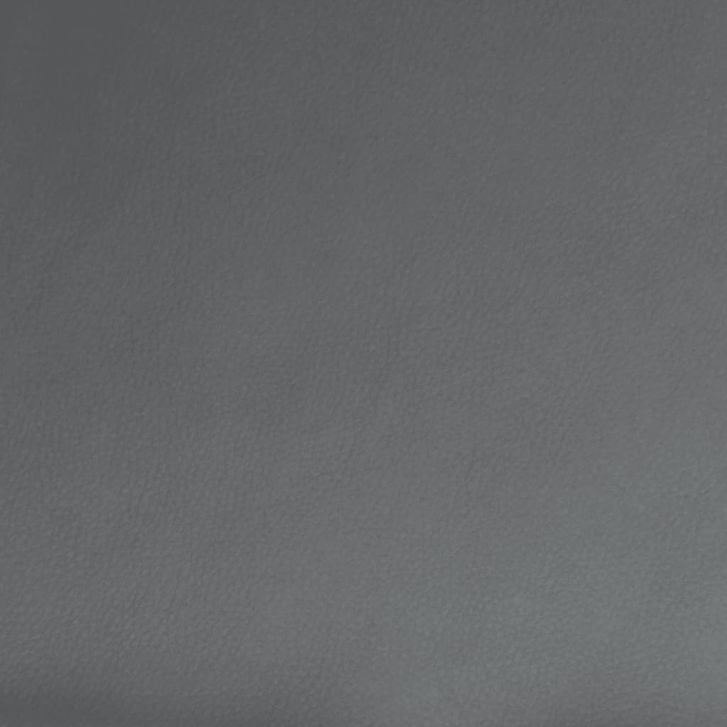 Poltrona Reclinabile Massaggiante Poggiapiedi Grigia Similpelle - homemem39