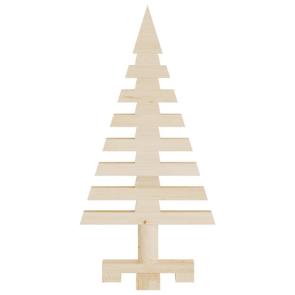 Alberi di Natale Decorativi in Legno 3pz Legno Massello di Pino | homemem39