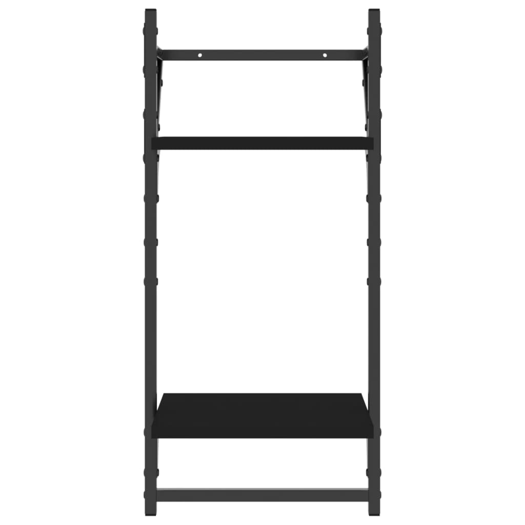 Set Mensole da Parete con Aste 4pz in legno multistrato