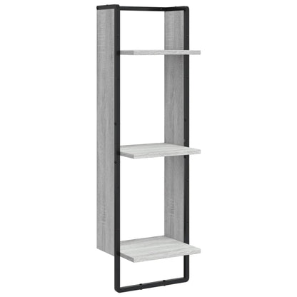 Set Mensole Parete con Aste 6pz legno multistrato