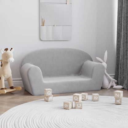 Divano per Bambini a 2 Posti in Morbido Peluche
