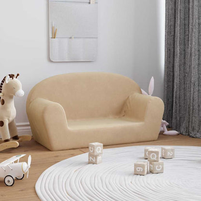 Divano per Bambini a 2 Posti in Morbido Peluche