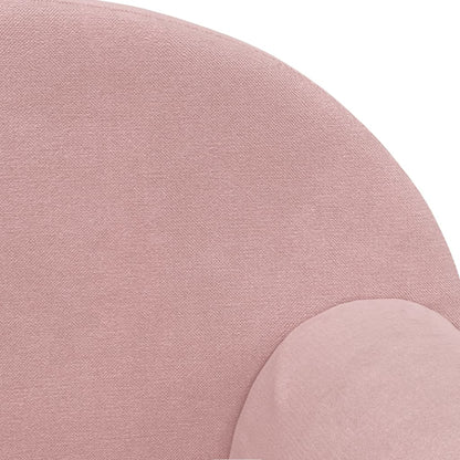 Divano per Bambini a 2 Posti Rosa in Morbido Peluche | homemem39