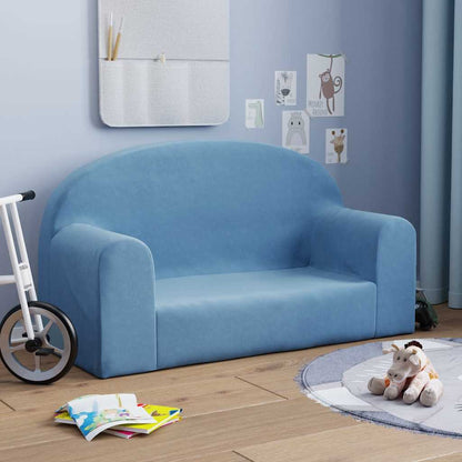 Divano per Bambini a 2 Posti in Morbido Peluche