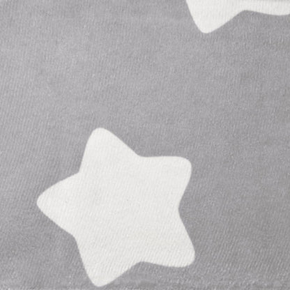 Divano Letto Bambini Grigio Chiaro con Stelle Morbido Peluche | homemem39