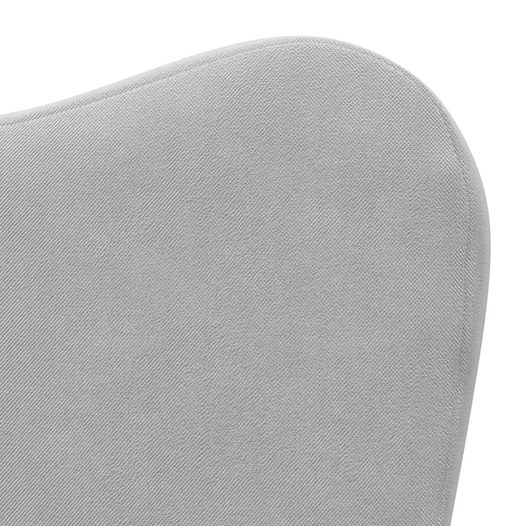 Divano per Bambini Grigio Chiaro in Morbido Peluche | homemem39