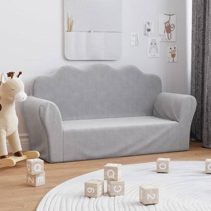 Divano per Bambini a 2 Posti in Morbido Peluche