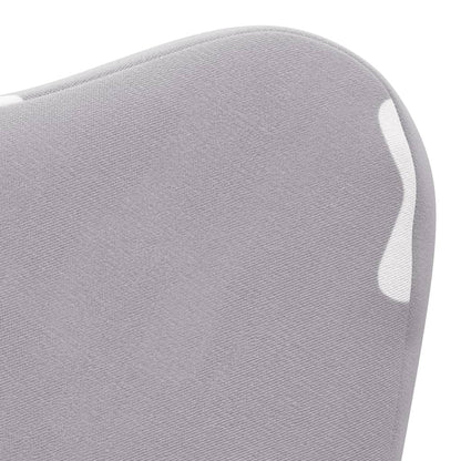 Divano Letto Bambini Grigio Chiaro con Stelle Morbido Peluche | homemem39