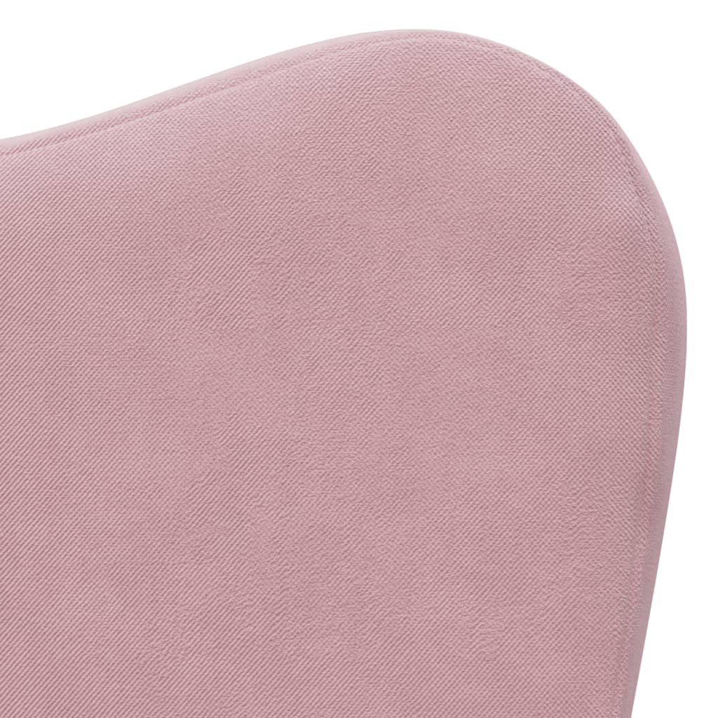 Divano Letto per Bambini Rosa in Morbido Peluche | homemem39