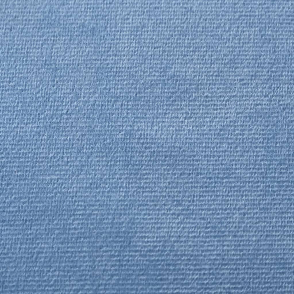 Divano Letto per Bambini a 2 Posti Blu in Morbido Peluche | homemem39