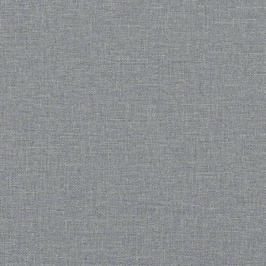 Divano a 3 Posti con Cuscini Grigio Chiaro 180 cm in Tessuto | homemem39