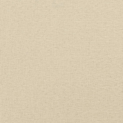 Divano a 2 Posti con Cuscini Crema 120 cm in Tessuto | homemem39