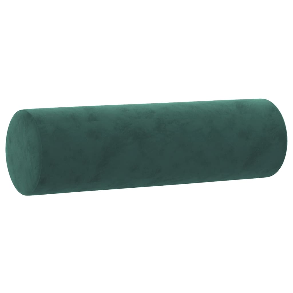 Divano a 2 Posti con Cuscini Verde Scuro 120 cm in Velluto - homemem39