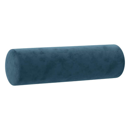 Divano a 2 Posti con Cuscini Blu 120 cm in Velluto | homemem39