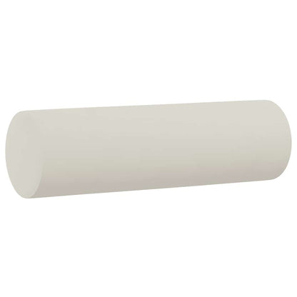 Divano a 2 Posti con Cuscini Crema 140 cm in Velluto | homemem39