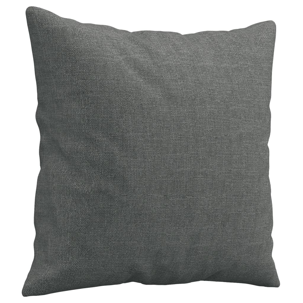 Divano a 2 Posti con Cuscini Grigio Scuro 120 cm in Tessuto | homemem39
