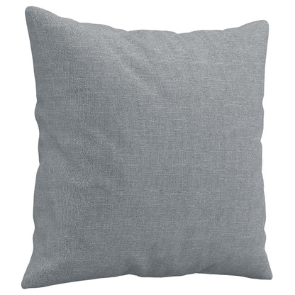 Divano a 3 Posti con Cuscini Grigio Chiaro 180 cm in Tessuto | homemem39