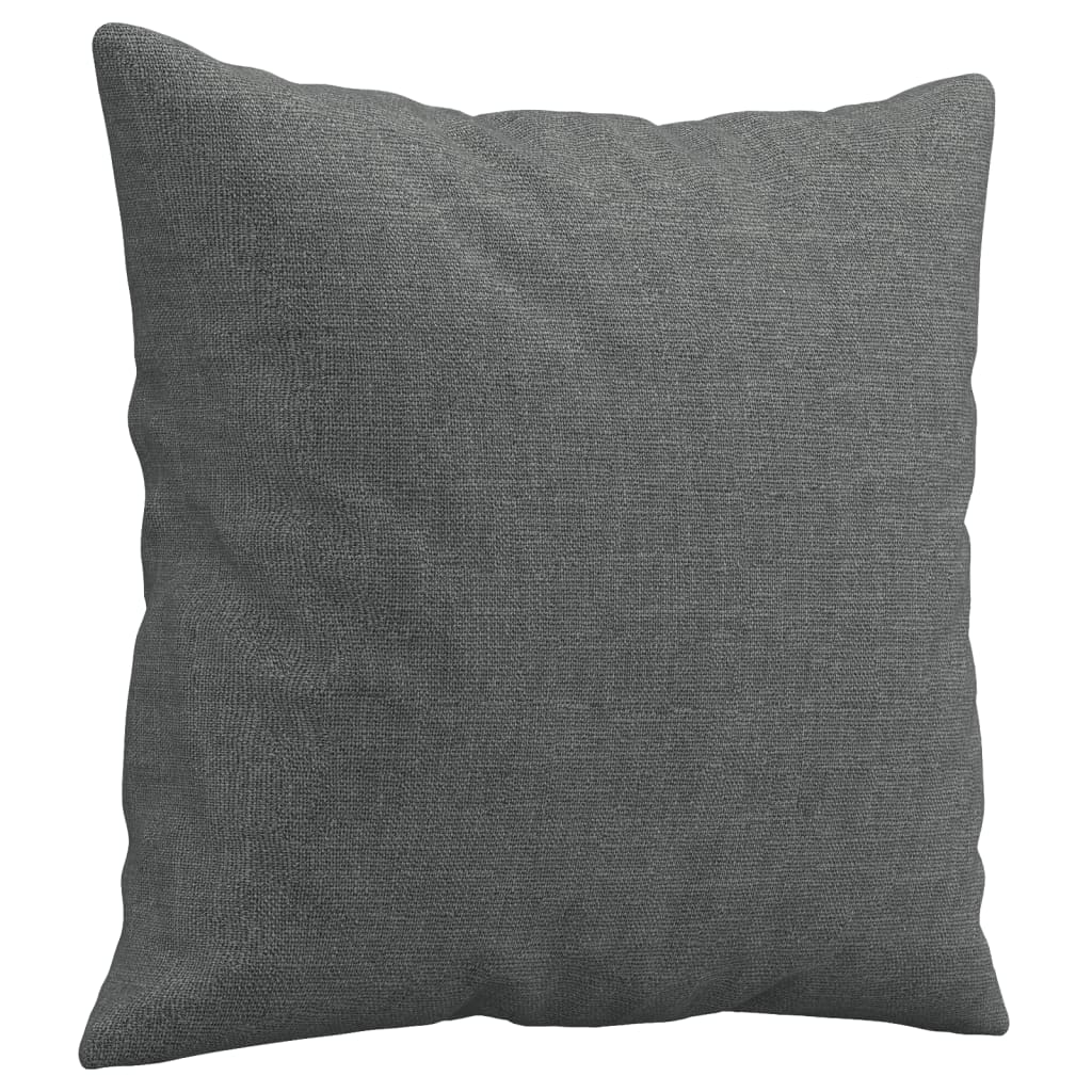 Divano a 3 Posti con Cuscini Grigio Scuro 180 cm in Tessuto | homemem39