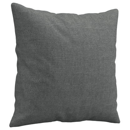 Divano a 3 Posti con Cuscini Grigio Scuro 180 cm in Tessuto | homemem39