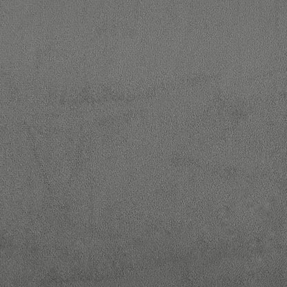 Divano 2 Posti Cuscini Grigio Scuro 140 cm Tessuto Microfibra - homemem39