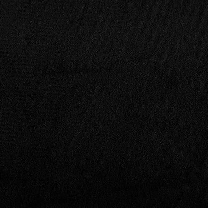 Divano a 2 Posti con Cuscini Nero 140 cm Tessuto Microfibra - homemem39