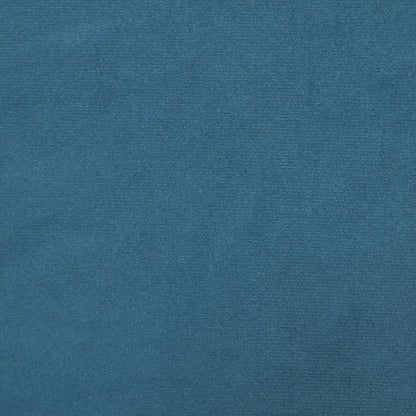 Poltrona con Poggiapiedi Blu 60 cm in Velluto