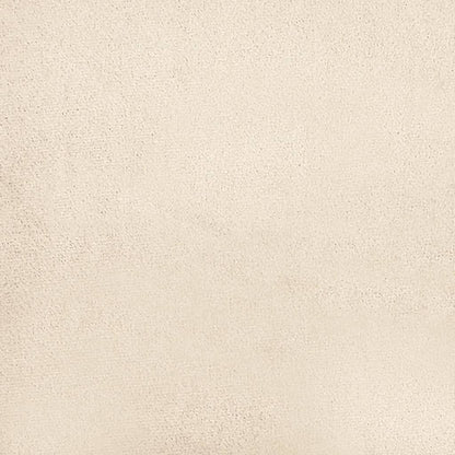Poltrona con Poggiapiedi Beige 60 cm in Tessuto Microfibra | homemem39