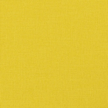 Set di Divani 3 pz con Cuscini Giallo Chiaro in Tessuto