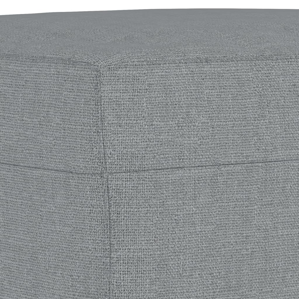 Set Divani 4 pz con Cuscini Grigio Chiaro in Tessuto | homemem39