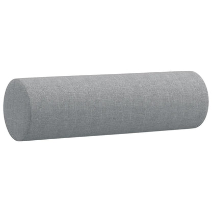 Set Divani 2 pz con Cuscini Grigio Chiaro in Tessuto | homemem39