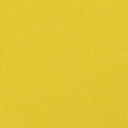 Set di Divani 2 pz con Cuscini Giallo Chiaro in Tessuto
