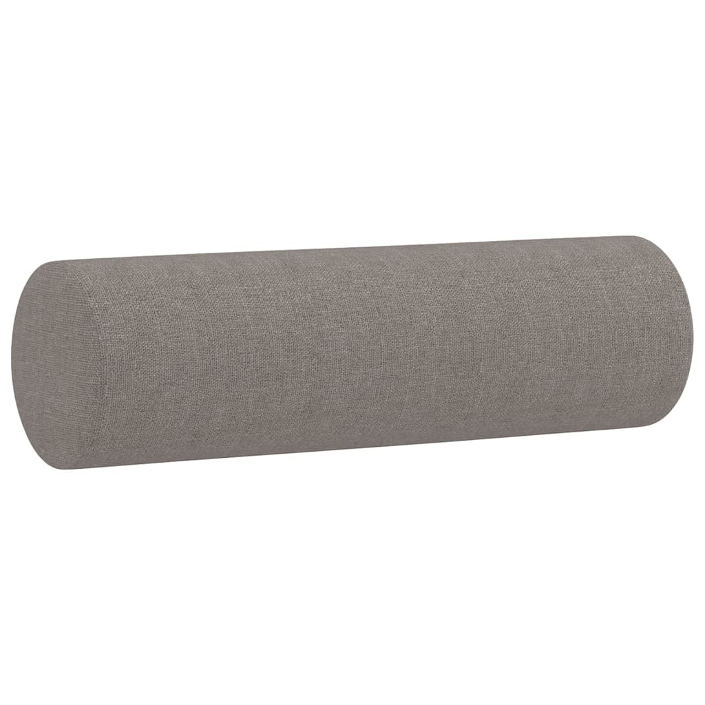 Set Divani 2 pz con Cuscini Tortora in Tessuto | homemem39