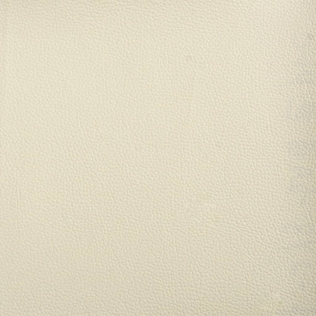 Set di Divani 3 pz con Cuscini crema in Similpelle | homemem39