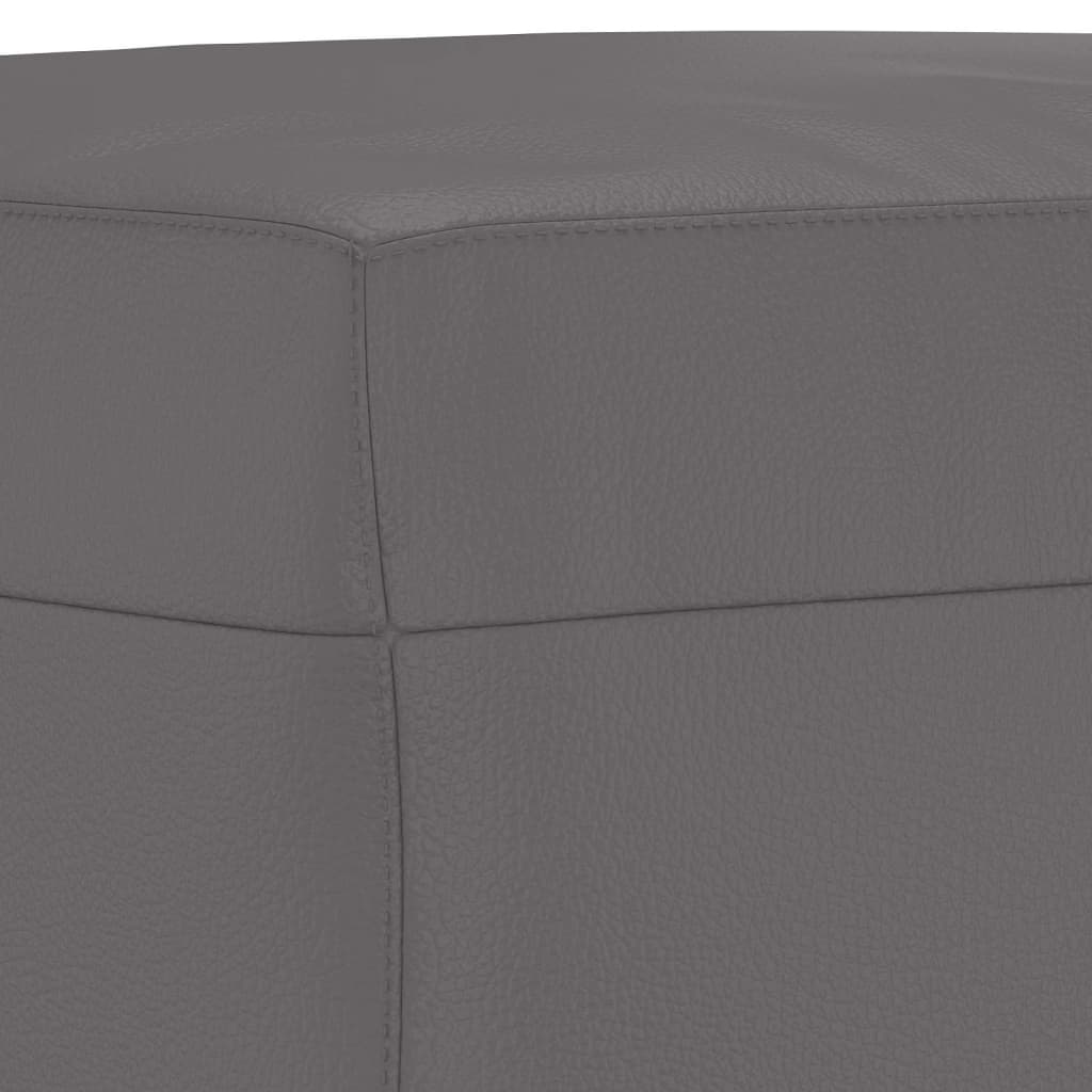 Set di Divani 3 pz con Cuscini Grigio in Similpelle | homemem39