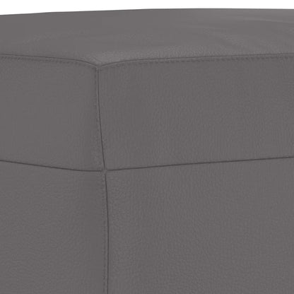 Set di Divani 3 pz con Cuscini Grigio in Similpelle | homemem39