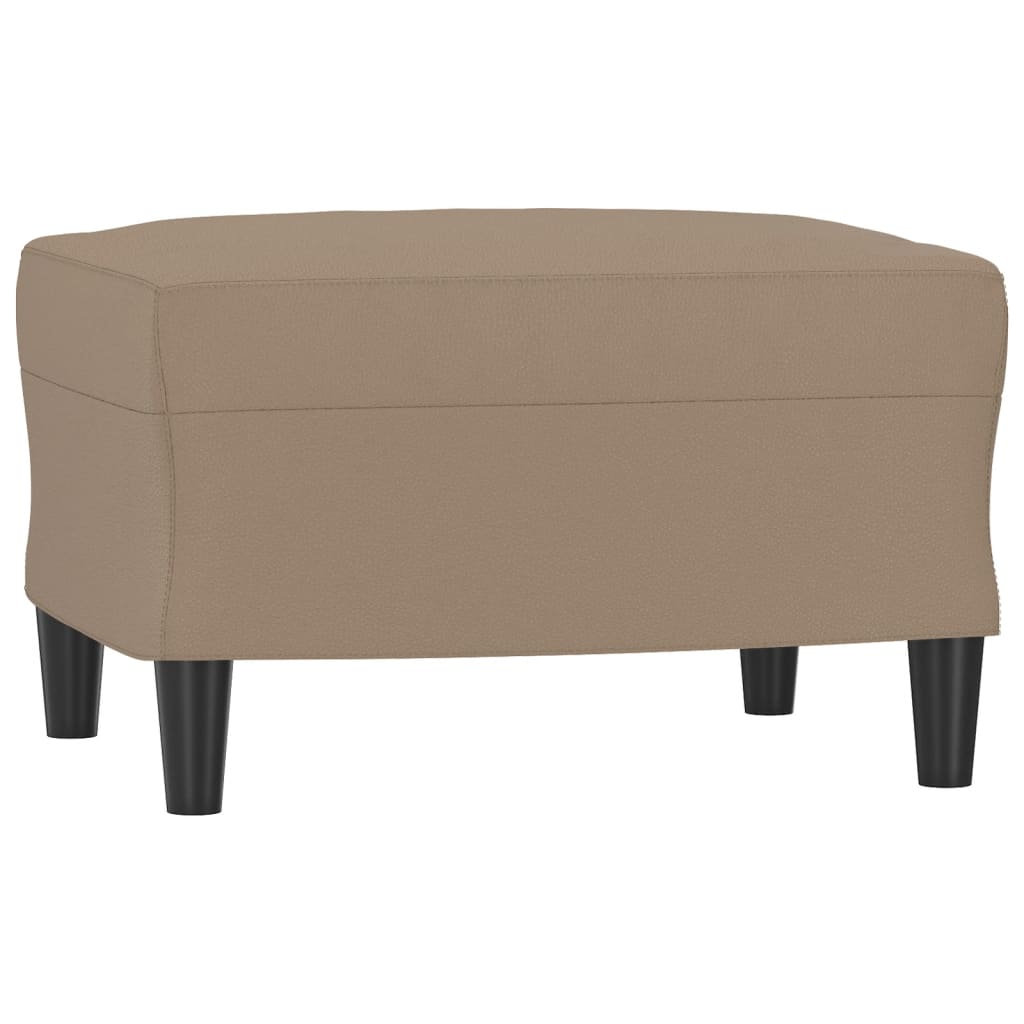 Set di Divani 3 pz con Cuscini cappuccino in Similpelle | homemem39