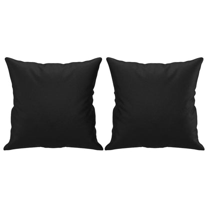 Set di Divani 3 pz con Cuscini Nero in Similpelle | homemem39