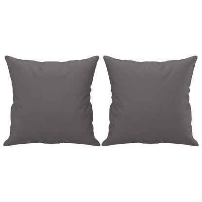 Set di Divani 3 pz con Cuscini Grigio in Similpelle | homemem39