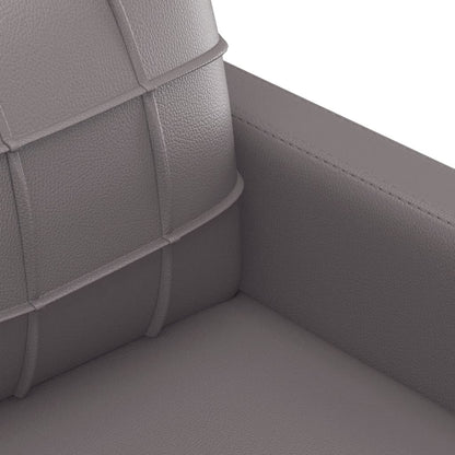Set di Divani 3 pz con Cuscini Grigio in Similpelle | homemem39