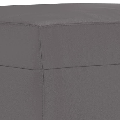 Set di Divani 4 pz con Cuscini Grigio in Similpelle | homemem39