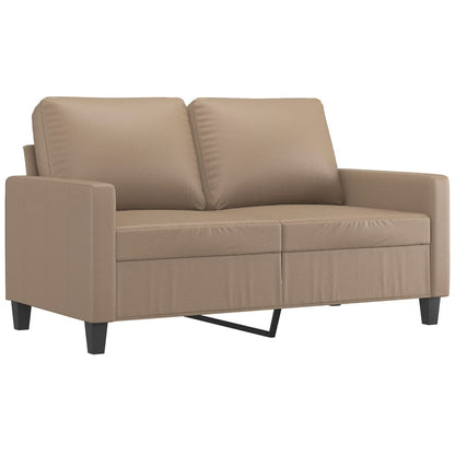 Set di Divani 2 pz con Cuscini cappuccino in Similpelle | homemem39